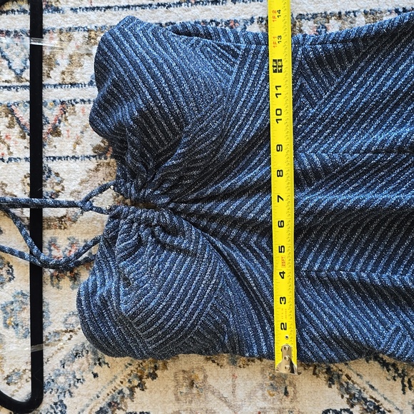 SPEECHLESS BRAND JUNIORS BLUE DRESSY DRESS SIZE 11 - Picture 11 of 16